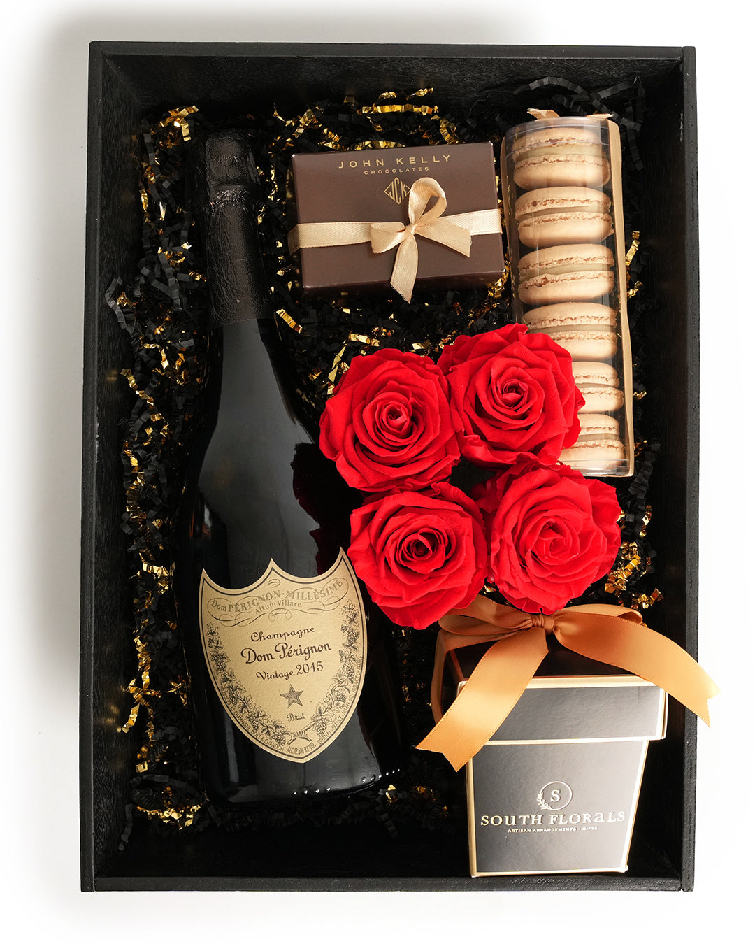 Gift box with Dom Perignon Champagne