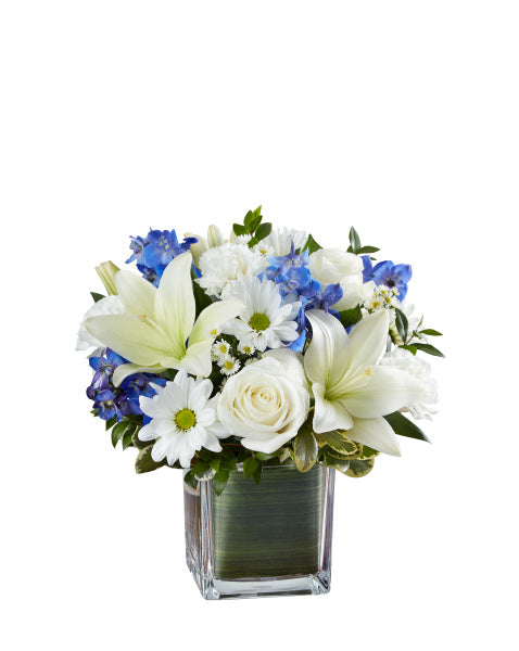 HEALING TEARS IN BLUE AND WHITE