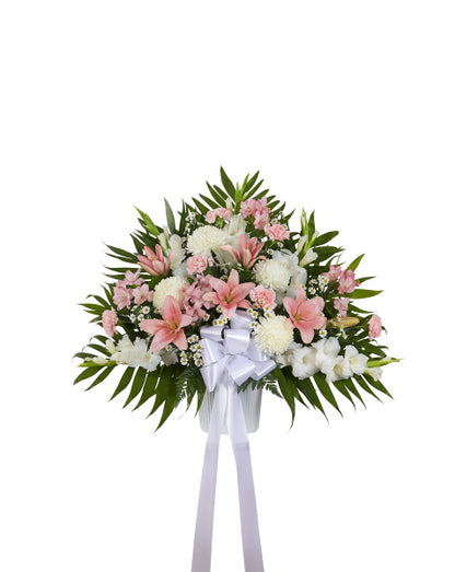 HEARTFELT SYMPATHY URN IN PINK