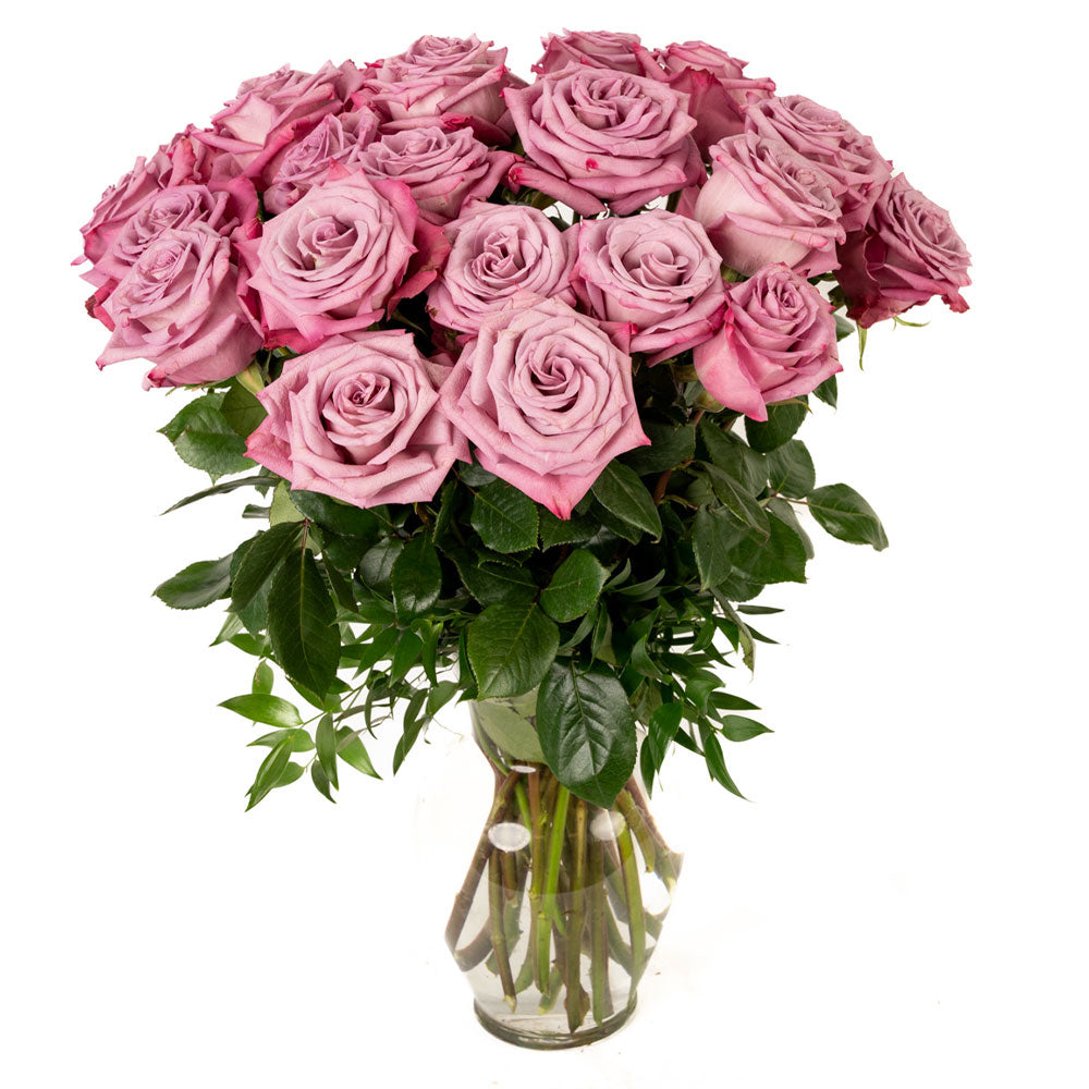 Two Dozen Lavender Long Stem Roses