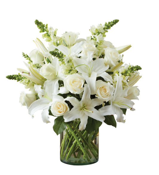 Classic All White Arrangement - Large
