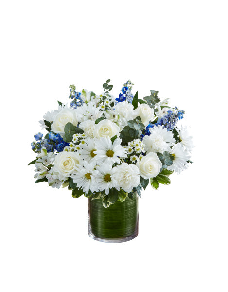 CHERISHED MEMORIES IN BLUE AND WHITE