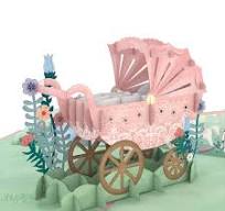 Love Pop 3D Card - Baby Pink
