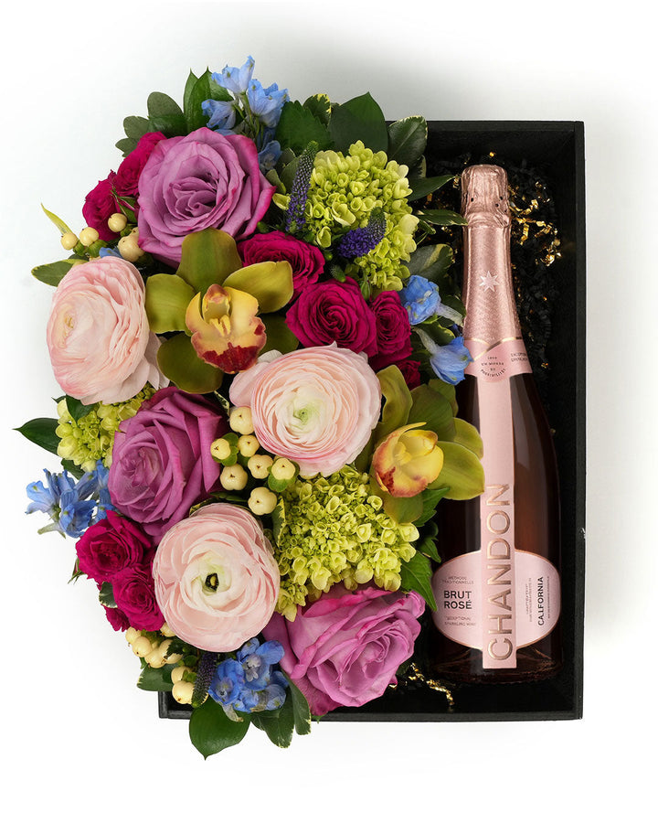 Flora Box Pastel Chandon Rose