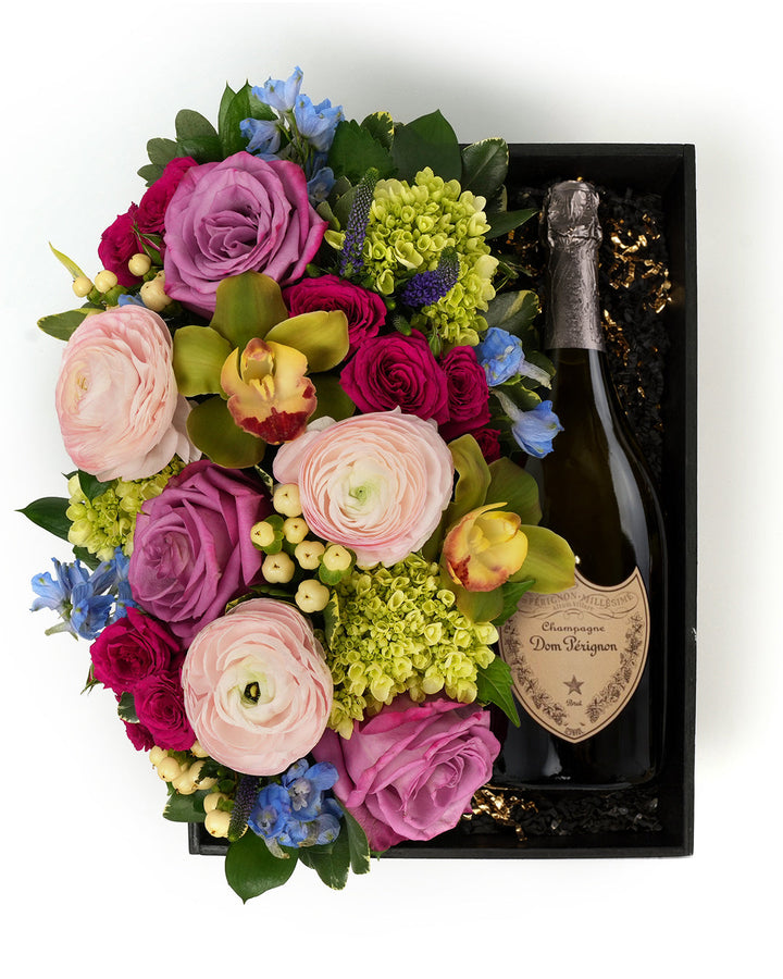 Flora Box Pastel Dom Perignon