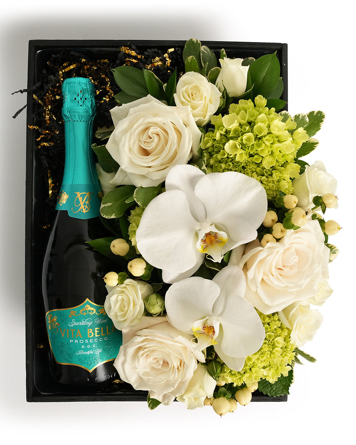 Flora Box White Vita Bella Prosecco
