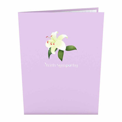 Love-Pop 3D Card - With Deepest Sympathy