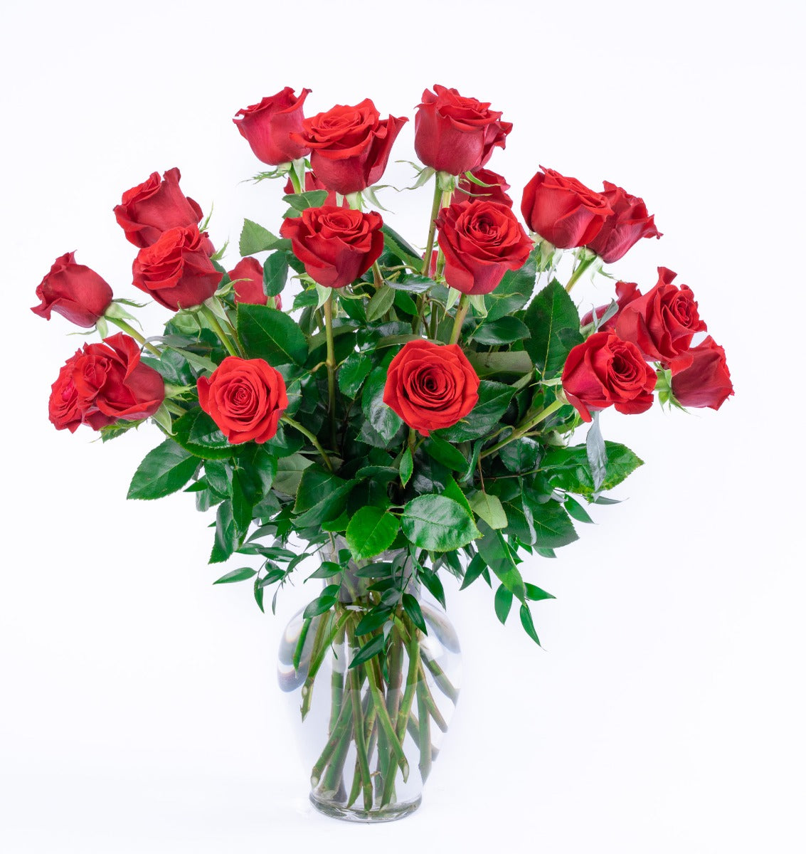 Two Dozen Red Long Stem Roses