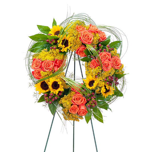 HEAVENS SUNSET WREATH